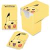 Ultra Pro - Deck Box edizione Pikachu 2025, conserva e protegge 75 carte Pokémon, doppia custodia e carte di dimensioni standard, coperchio autobloccante, divisore per mazzi
