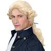 W WIDMANN MILANO Party Fashion - Parrucca Duke Donatien, capelli sintetici, treccia, barocco, nobiltà