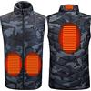 Kobilee Giubbotto Riscaldato Uomo Trapuntato Invernale Senza Maniche Gilet Riscaldato USB con Batteria Pile Piumino Smanicato Giacca Riscaldata Trekking Moto Lavoro Giubbino Impermeabile All'aperto