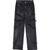 Generic Jeans vintage da uomo e donna Y2K Hip Hop Jeans Baggy Spider Web Raw Edge Jeans Straight Leg Lavati Jeans Casual Harajuku Denim Pantaloni adolescenti ragazze ragazzi skateboard pantaloni streetwear,