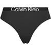 Calvin Klein Perizoma Donna Tanga, Multicolore (Black/Sunny Lime), XS
