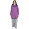 Ulla Popken Giacca in Maglia e Pile con Cappuccio e Cerniera a cursore Doppio Blu Notte Scuro 42+ 831604130-42+