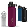 720°DGREE Borraccia termica 530ml "noLimit" + Infusore Frutta - Ermetica, adatta a bevande gassate - Tappo a vite - Ideale per bambini, scuola, ufficio, fitness e outdoor