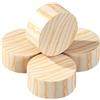 NANNAN3360 Rialzi per Divani in Legno Rialzi per Mobili Rotondi Sollevatori per Tavolo da Pesanti con Cuscinetto di Protezione Gambe de Letto da 4 Pezzi, per Sedia Divano Letto Scrivania (5 × 3cm)