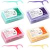 AMZSKU Dental Floss, 200 pezzi di filo interdentale per stuzzicadenti, per la cura dei denti, con design a forma di Y, filo interdentale usa e getta per la pulizia dei denti