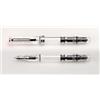 TWSBI Eco-T Penna Stilografica, Caricamento a Stantuffo, Corpo Trasparente, Pennino F o M