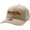 Mitchell & Ness - Pinscript metallizzato, cachi/rame, taglia unica, beige., Taglia unica