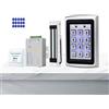 ReaIOKbii Kit completo di controllo accessi | Sistema di sicurezza con serratura magnetica elettrica | Ingresso tastiera di prossimità con telecomando di prossimità RFID x15 | Controllo accessi per
