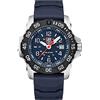 Luminox Orologio analogico al quarzo da uomo con cinturino in gomma XS.3253.CB, Argento-nero-blu, Sportivo