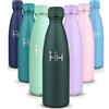 HoneyHolly Borraccia Termica, 18/8 Acciaio Inox Bottiglia Termica 750ml - Senza BPA Borraccia Palestra, Isolato Sottovuoto, Borracce Termiche, Antigoccia, Bottiglia Acqua Termos per Scuola, Ufficio, Campeggio