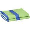 Playshoes Multifunzione Asciugamano da Bagno in Microfibra, Verde 29 (Green), 30 x 50 cm - 2er Pack