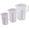 De Buyer 4021.20N - Caraffa graduata, in plastica, 5L