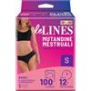 Lines Le LINES Mutande Mestruali Donna Taglia M - Slip Assorbenti Lavabili e Riutilizzabili fino a 100 Lavaggi, Protezione fino a 12 Ore, Invisibili, per Flusso Normale e Abbondante, Tecnologia a 4 Strati