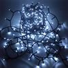 Giocoplast Natale Luci di Natale 1500 led Bianco Freddo 30m Cavo Scuro uso Interno e Esterno