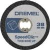 Bosch Dremel Sc476 Speedclic 5 Dischi Taglio per Plastica