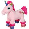 GIPSY TOYS - Peluche Lica Bella 22 cm rosa e fucsia - peluche per bambini - 071611