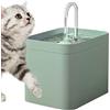 Xiixuuj Fontana Per Gatti, Distributore Automatico Di Acqua Per Gatti 1.5L Con Filtro, Ultra Quiet Cordless Cat Water Fountain, Domestici Fountain Con Filtro Per Cani E Gatti