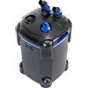 AMOSIJOY Filtro a 2 stadi per Acquario, Ultra Silenzioso, con sterilizzatore UV e Supporti gratuiti per Grandi acquari e acquari (225 GPH)