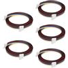 BTF-LIGHTING 6PIN 22AWG JST SM Connettore LED 5pcs/confezione Connettore Maschio Femmina | con 0.5m di cavo per PWM SMD FCOB RGBCCT Controller di striscia LED senza saldatura filo