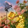 XIHAMA Luce solare per annaffiatoio da giardino, con 36 luci a LED, in metallo retrò, impermeabile, per giardino, patio, cortile, sentiero, lanterna, decorazione per piante