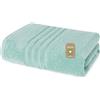 Lavea® 1 Telo Doccia 70x140 cm in Spugna di Cotone Bio 100% Morbide e Assorbente, per Casa Hotel Spa - Asciugamano da Bagno Grande - Verde ghiaccio