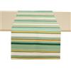 NAMAI - Runner Tavolo Cementine Righe 45x140 CM, 100% Cotone Resistente, Lavabile In Lavatrice, Runner Tavola Moderno, Centrotavola Tovaglia, Tovaglia Centrotavola (Cementine Righe)