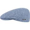 Melegari Berretto Piatto Piemonte | Misto Cotone | Fodera di Puro Cotone Leggero | Tascabile | Primavera Estate | Made in Italy (57, Blu Chiaro)