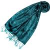 Lorenzo Cana 78148 - Sciarpa da donna Pashmina di alta qualità, morbida e leggera, 70 cm x 180 cm, motivo cachemire