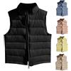 Generico Piumino Smanicato Ragazza Gilet Invernale Bambino Giacca Leggera Gilet con zip Giacche Invernali Ragazza Senza Maniche Cappotto Leggero Caldo Giubbino Comodo Casual per Bambine e (Black, 9-10 Years)