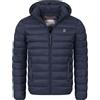 Geographical Norway Giacca trapuntata invernale da uomo - Giubbotto caldo - IMS Production - Giacca da snowboard per l'inverno e l'autunno, Amigo Navy, XL