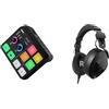 RØDE X Interfaccia audio integrata e scheda di acquisizione video 4K Streamer X con connettività XLR, HDMI e TRRS per lo streaming + RØDE NTH-100 Cuffia Over Nero