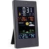 Jyving Stazione Meteo Senza Fili Indoor Outdoor Indicatore Clima Termometro Digitale Sveglia con Display a Colori Sensore Esterno