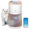 Airthereal Purificatore d'Aria per Animali, Grandi Spazi 325 m² - Filtro H13 Viola Eliminatore di Odori - Pelo, Polvere e Fumo, Purificatore Specializzato - Sensore PM2.5, AGH400-PET