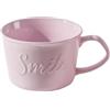 TREEWOO Tazza da colazione e zuppa in ceramica oversize da 500 ml, per gli amanti del caffè, cereali, yogurt, latte, tè, colore viola