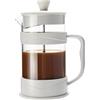 PARACITY Mini caffettiera francese per caffè/tè, mini pressa per caffè/tè da campeggio, filtro in acciaio inox 304 e vetro resistente al calore, macchina per caffè freddo, 334,5 g, regalo per viaggi e