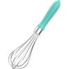 U-Taste Frusta da Cucina: 23 cm Piccolo Frusta a Palloncino in Acciaio Inox 18/10, con 6 Fili Altamente Flessibili e Manico in Silicone per Battere, Mescolare Impasti e Creme (Aqua Sky)