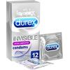 Durex Extra invisibile Preservativi lubrificati - 12 pezzi