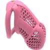 MKGMYGZ Sissy Chastity Cage Male Chastity Cage Small Chastity Devices BDSM Sex Flat Cock Cage for Sexual Adult (Ultramicro,Bent Ring)