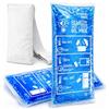 Boston Tech REMEDY - Borsa gel caldo e freddo riutilizzabile con fascia di compressione, include fodera in tessuto, ideale per dolori e lesioni (2 gel + 1 custodia, 2, unità)