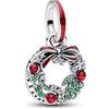 TCZNAF Wreath Charm Ciondolo Pendant Compatibile per Bracciali Europei Regalo di Gioielli per la Laurea