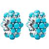 YUMINN Turquoise Clipx2 Charms Argento 925 Sterling per Bracciali e Collane Perline Pendenti Regali di Gioielleria per le Donne