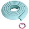 BORDSTRACT Paraspigoli per Bambini, 2m Striscia Paraspigolo Spigolo Anti Collisione, Paracolpi In Gomma di Sicurezza, per Tavoli, Cassetti, Scale(verde)