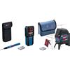 Bosch Professional Wallscanner GMS 100-23 & Bosch Professional Livella laser multifunzione GCL 2-15
