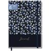 Häfft paper&you® Dotted Journal punteggiato A5 con elastico [Blue Daisy] 156 pagine - taccuino a punti, diario - sostenibile e climaticamente neutrale