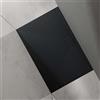 doporro Piatto Doccia Rettangolare 80x120 cm in Resina Minerale Antracito Effetto Pietra, Ultrasottile H 3 cm, Scarico Laterale con Piletta Inclusa - Geoma07