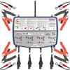 OptiMate Tecmate Optimate Lithium 4s 0,8A Quad Bank - TM484 - Caricabatterie per 4 batterie LiFePO4, Automatico e Semplice