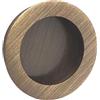Universal Hardware Maniglia da 45 mm con apertura a dito per porte scorrevoli (bronzo)