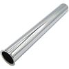 Tycner Tubo Dritto con Colletto 32mm Svuotare Trappola Rifiuti Cromato 250mm Lunghezza