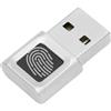 Ouitble Lettore di Impronte Digitali USB, Sensore di Impronte Digitali del Blocco di Sicurezza del Laptop Biometrico con Riconoscimento a 360 ° per PC 10/11/32/64 Bit
