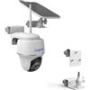 HOLACA Supporto per grondaia per fotocamera e pannello solare, compatibile con Reolink Argus 3MP,4MP/2K, 5MP/2K, 4K/8MP, Reolink Go PT Ultra, supporto per grondaia bianco